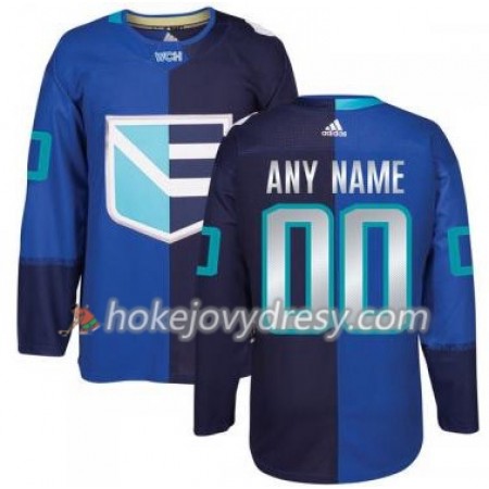 Pánské Hokejový Dres Evropy Personalizované Světový pohár v ledním hokeji 2016 Modrá Premier